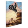 Trademark Fine Art Eric Joyner 'Dark Rider Again' Canvas Art, 18x24 ALI1025-C1824GG